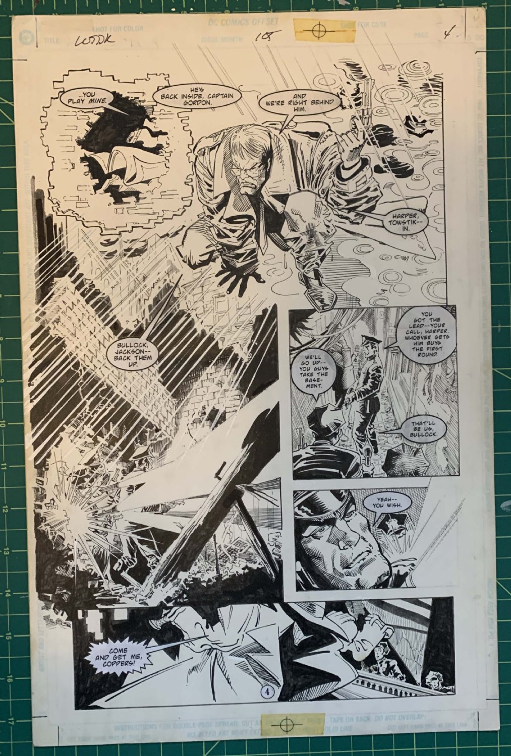 Batman Legends of the Dark Knight 105 pg 4 Commissioner Gordon by ...